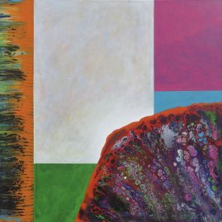 2022 - Meteoritenregen - 60 x 60 Acryl auf Leinwand